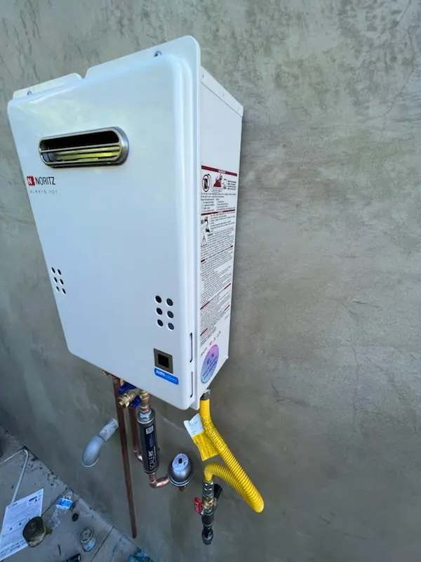 Tankless water heater installation for Jonathan homes